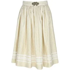 TRENTINI Trachtenrock FREYJA  creme   42 damen