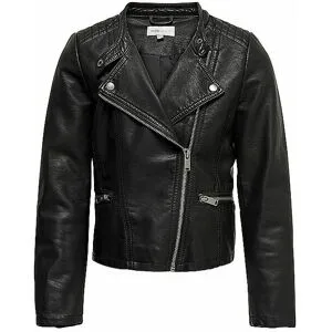 ONLY Mädchen Bikerjacke in Lederoptik KONFREYA schwarz   164 Mädchen