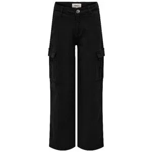 ONLY Mädchen Cargohose KOGYARROW-VOX schwarz   158 baby