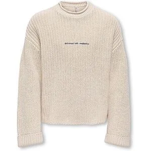 ONLY Mädchen Pullover KOGPEPPE  beige   134-140 baby