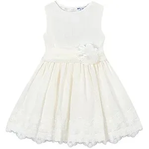 MAYORAL Mädchen Kleid  creme   104 Mädchen