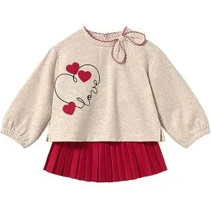 MAYORAL Baby Set 2-tlg. Pullover und Rock rot   86
