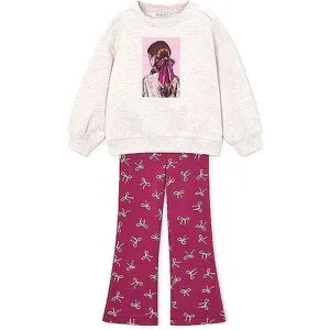 MAYORAL Mädchen Set 2-teilig- Pullover und Hose beere   116 Mädchen