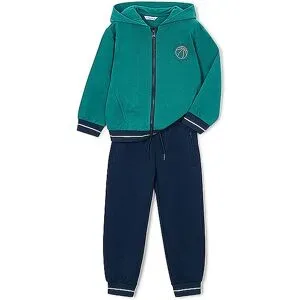 MAYORAL Jungen Set 2-teilig Sweatjacke und Jogginghose dunkelgrün   140 baby