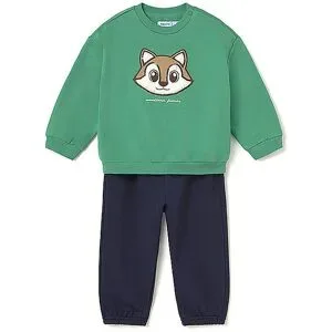 MAYORAL Baby Set 2-teilig Pullover und Hose grün   80