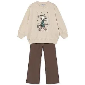 MAYORAL Mädchen Set 2-teilig Pullover und Leggings braun   104 Mädchen