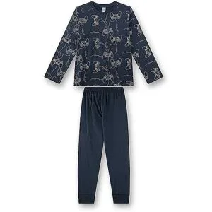 SANETTA Kinder Pyjama  dunkelblau   140