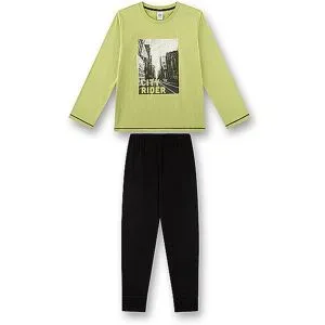 SANETTA Kinder Pyjama  grün   176
