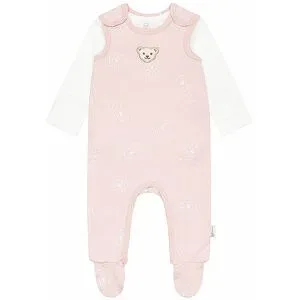 STEIFF Baby Set 2tlg Strampler und Langarmshirt  rosa   74 baby