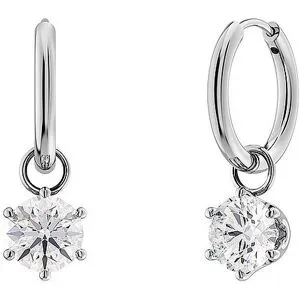 EDBLAD Ohrringe CROWN HOOPS Steel silber damen