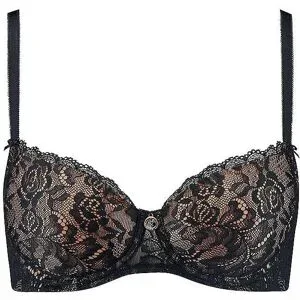 AUBADE BH mit Halbschale ROSESSENCE black schwarz   85D Damen