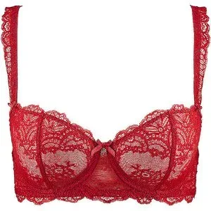 AUBADE Balconette BH DANSE DES SENS irrestistible red   rot   80B damen