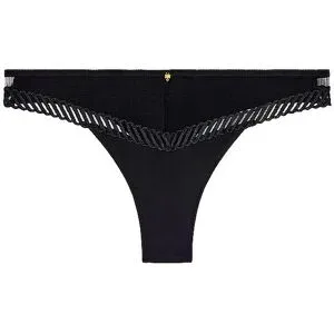 AUBADE String SHEER EMOTION black schwarz   38 damen