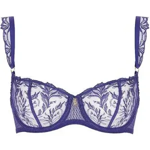 AUBADE BH mit Bügel HIDDEN TREASURE iris bloom lila   80B Damen