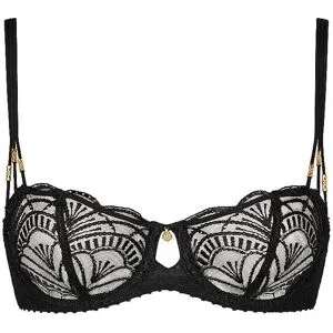 AUBADE BH mit Bügel VIBES black schwarz   80C damen
