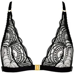 AUBADE BH ohne Bügel VIBES black schwarz   M Damen