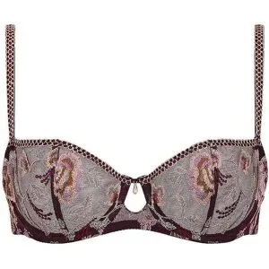 AUBADE BH mit Bügel MIDNIGHT OPERA secret purple dunkelrot   85C Damen
