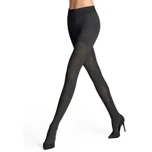 FALKE Strickstrumpfhose ESTATE black schwarz   40-42 damen