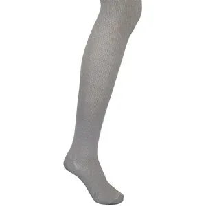 FALKE Strickstrumpfhose ESTATE hematite hellgrau   38-40 Damen
