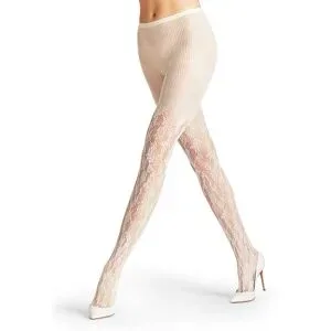 FALKE Modestrumpfhose HOLLY off-white creme   M damen