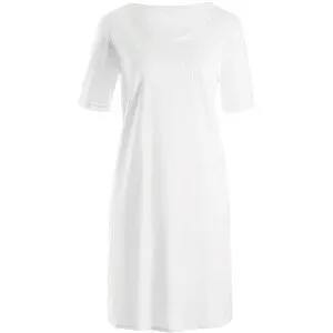 HANRO Sleepshirt - Nachthemd Cotton Deluxe weiss   L Damen