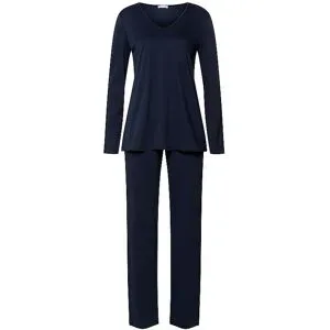 HANRO Pyjama  dunkelblau   XL Damen