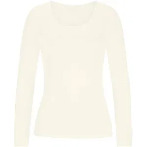 MEY Langarmshirt EMOTION champagner creme   44 Damen