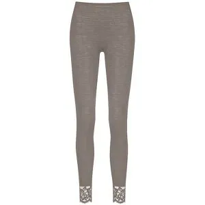 MEY Loungewear Leggings WOOL LOVE deep taupe hellbraun   S/M Damen