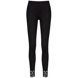 MEY Loungewear Leggings WOOL LOVE schwarz schwarz   S/M Damen