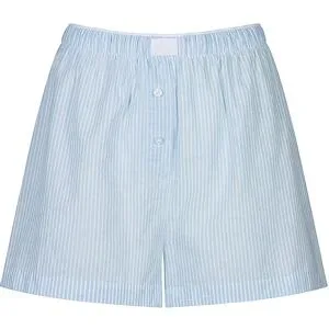 MEY Pyjamashorts COTTON STRIPES powder blue hellblau   S damen