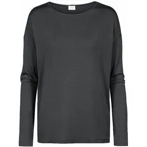 MEY Pyjamashirt PURE CHIC thunder grey grau   XS damen