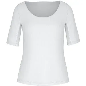 MEY T-Shirt BLAZERSHIRT weiss weiss   L Damen