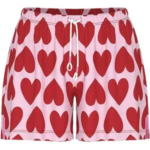 MEY Pyjamashorts rot   XL damen