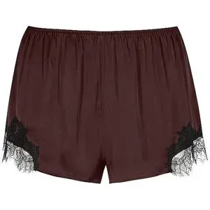 MEY Pyjamashorts POETRY LUXURY hot maroon braun   S Damen