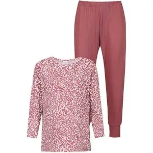 MEY Pyjama SLEEPY LEO bridal rose rosa   38 damen