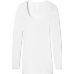 SCHIESSER Langarmshirt LUXURY weiss weiss   42 damen