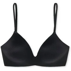 SCHIESSER BH ohne Bügel INVISIBLE SOFT schwarz schwarz   80A damen