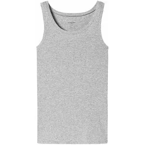 SCHIESSER Top - Unterhemd RIB grau-mel hellgrau   38 damen