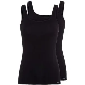 SKINY Top 2er Pkg. ADVANTAGE COTTON black schwarz   38 damen