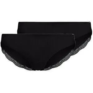 SKINY Slip 2er Pkg. CLASSICOTTON black schwarz   36 Damen