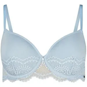 SKINY BH gefüttert mit Bügel MICRORNAMENTS angel falls  hellblau   80A damen