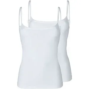 SKINY Top - Unterhemd 2er Pkg. ADVANTAGE COTTON STRETCH white weiss   42 Damen