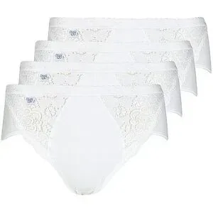SLOGGI Slip MIDI CHIC 4-er Weiss weiss   38 Damen