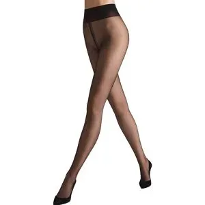 WOLFORD Feinstrumpfhose Individual 10den Nearly Black grau   M Damen