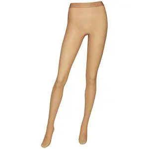 WOLFORD Netzstrumpfhose TWENTIES gobi hellbraun   M Damen