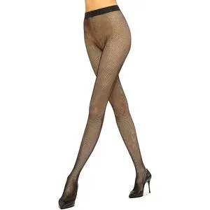 WOLFORD Netzstrumpfhose TWENTIES back schwarz   M damen