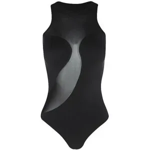 WOLFORD Body SATIN SHEER schwarz   M Damen