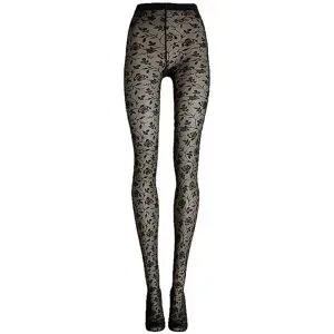 WOLFORD Modestrumpfhose ROSE 20 DEN black/black schwarz   S damen