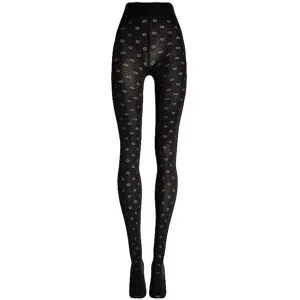 WOLFORD Modestrumpfhose DAISY COTTON  schwarz   M Damen