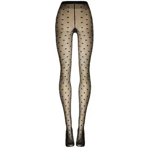 WOLFORD Modestrumpfhose DAISY 20 DEN black / black schwarz   L damen